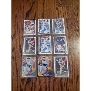 Shohei Ohtani Baseball Card Lot of 9 Cards Los Angeles Angels Dodgers Topps